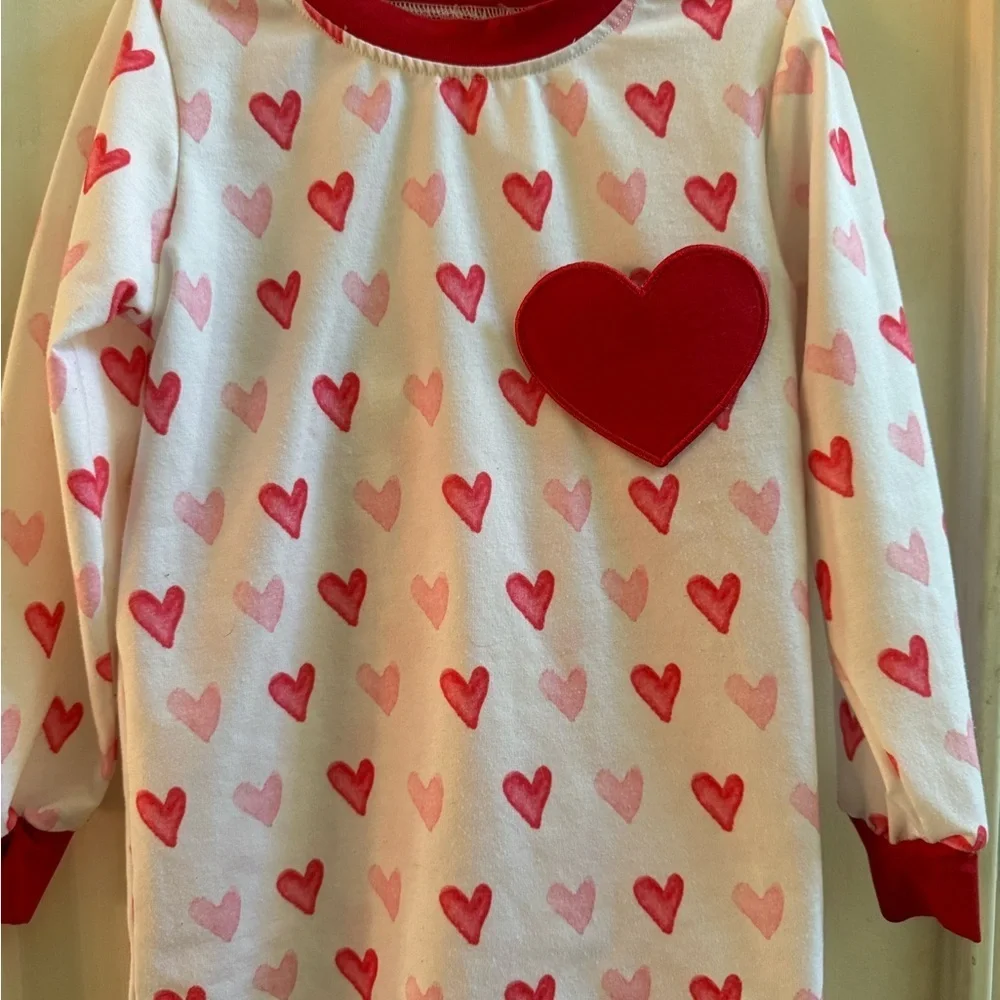 Busy Bee Smocks Valentines Pajama Set